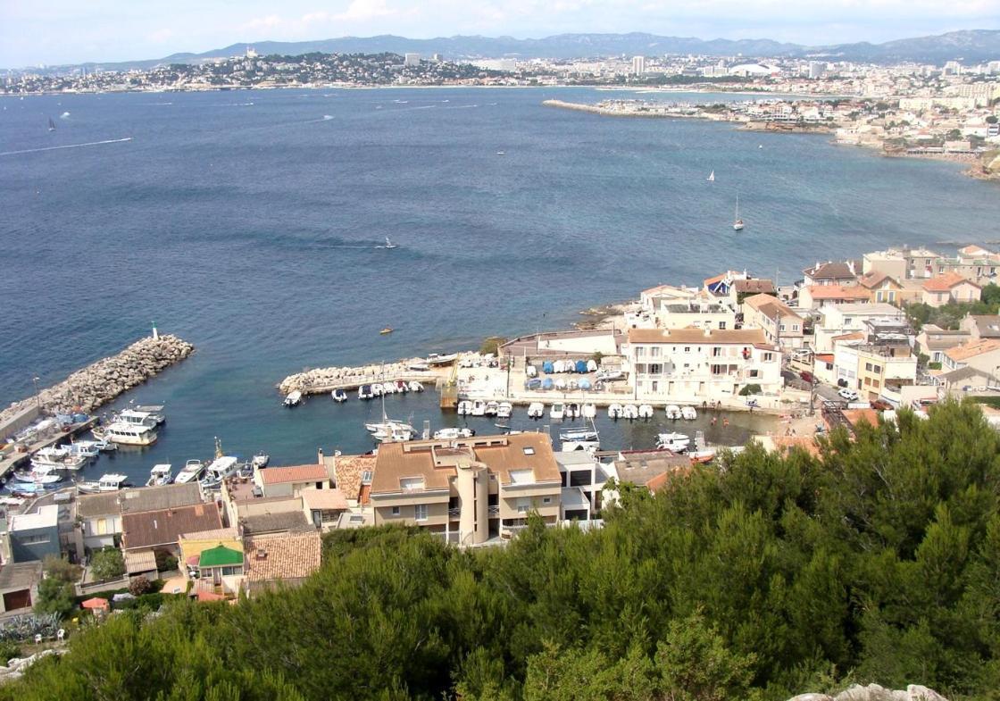 Appartement T3 La Madrague/ Les Calanques Marseille Exteriör bild